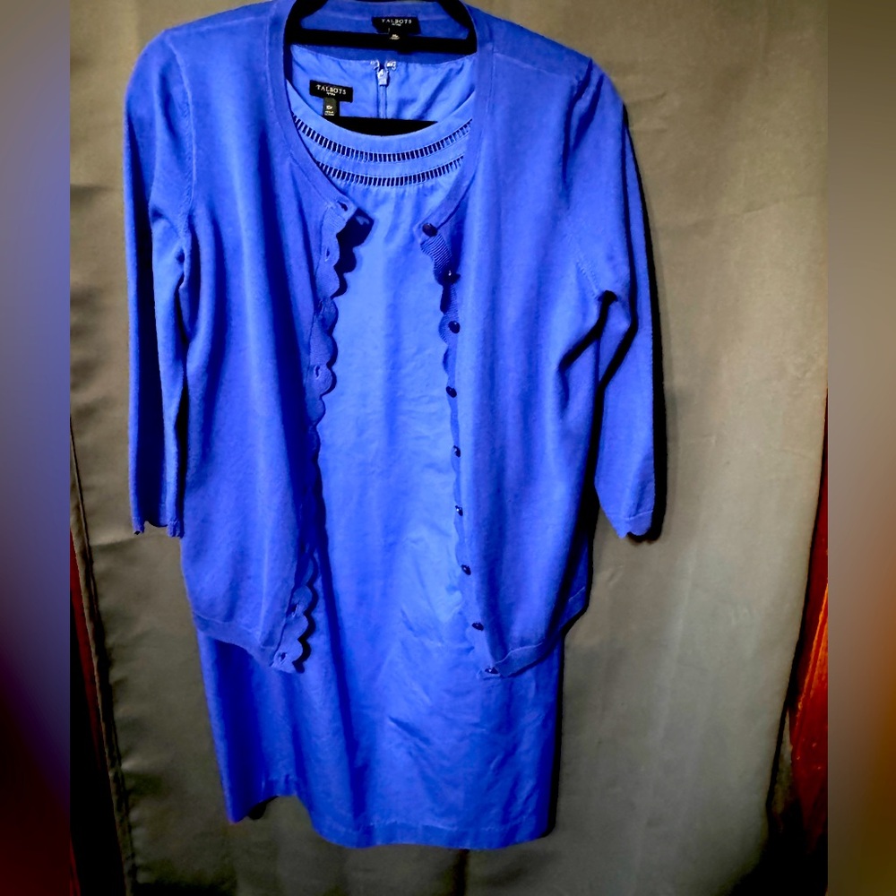 Two piece sweater and dress. Both by Talbots size 10 P and MP LIKE BRAND NEW